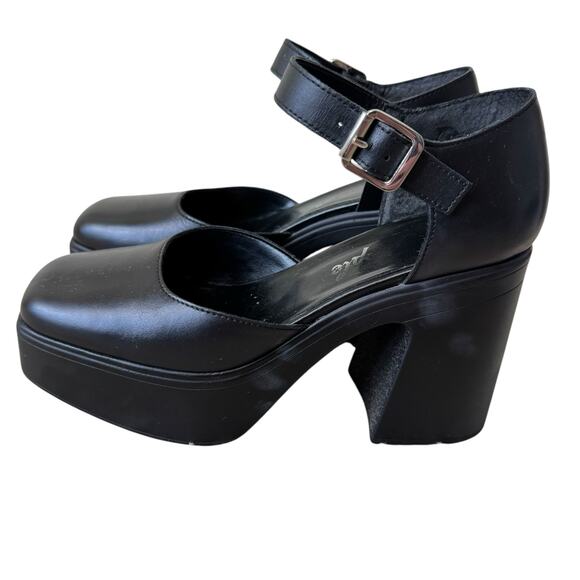 FREE PEOPLE Gwen Platform Mary Janes Black  US 8/ EU 38 - Picture 11 of 11